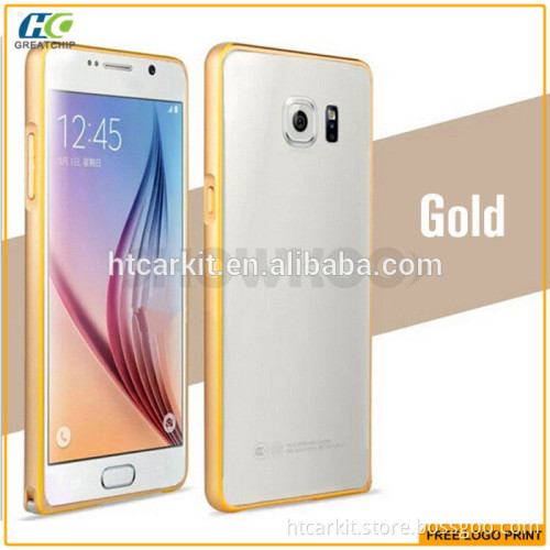 luxury design metal frame aluminium bumpers for samsung note 5 cell phone case
